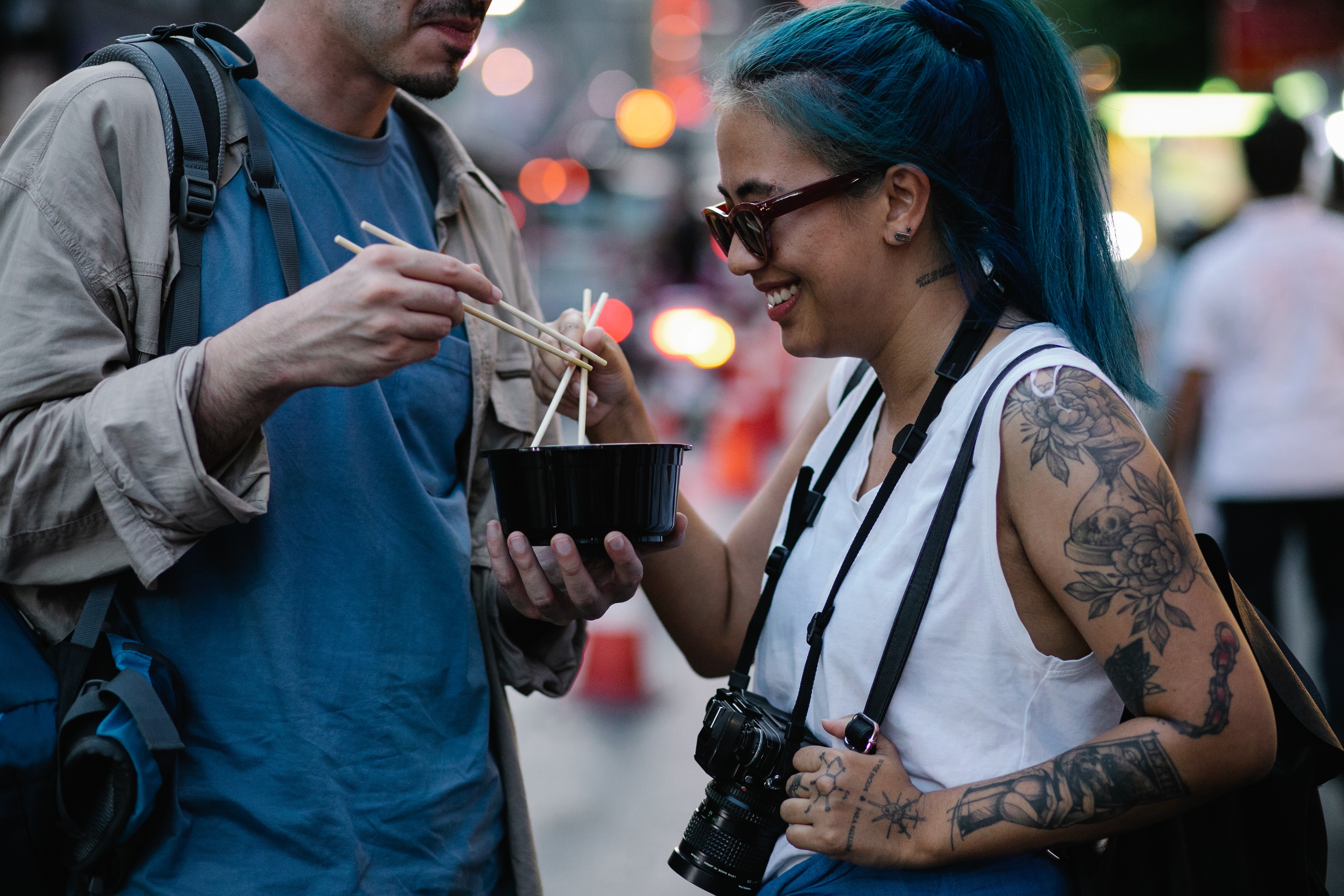 chopsticks on a date